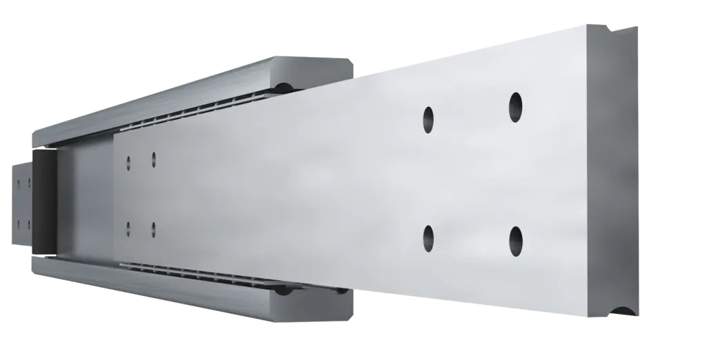 TR 9036 SUPREME bilex double T design two way extension in steel C45 C E