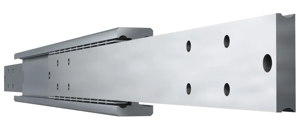 TR 7032 SUPREME double T design in steel C45 C E geleider