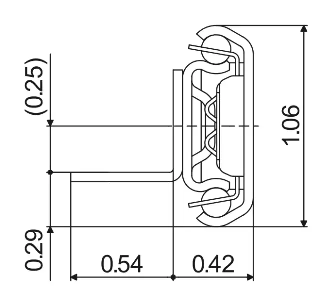 Telescopic slide - Cross section - TR - 2711 EMS 2