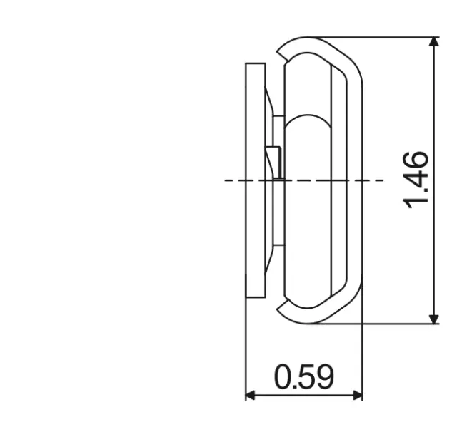 Telescopic slide - Cross section - FLEXFIT - 1537