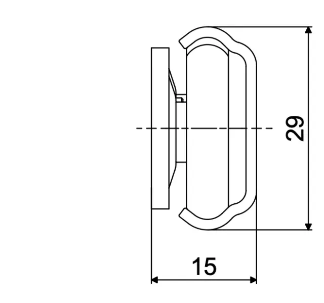 Telescopic slide - Cross section - FLEXFIT - 1529
