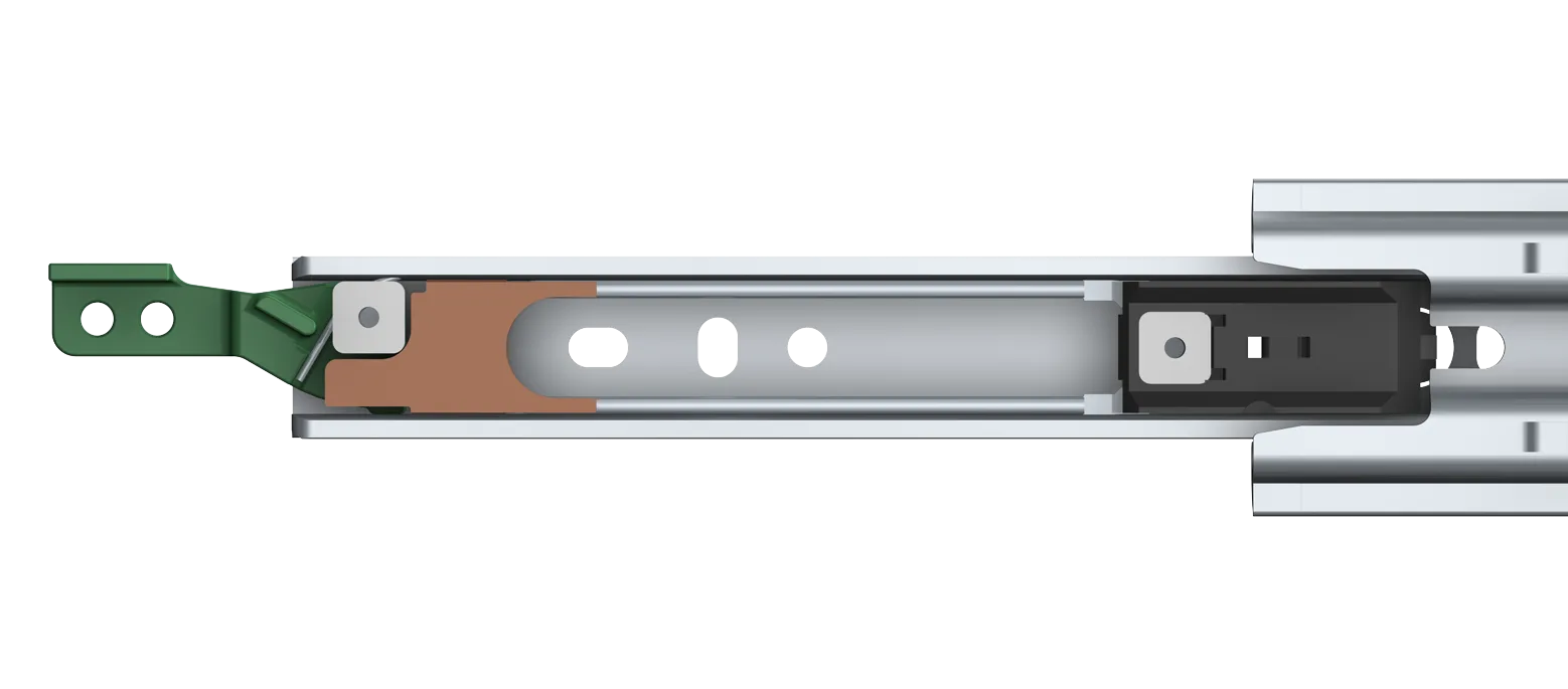 Vertical latch front release