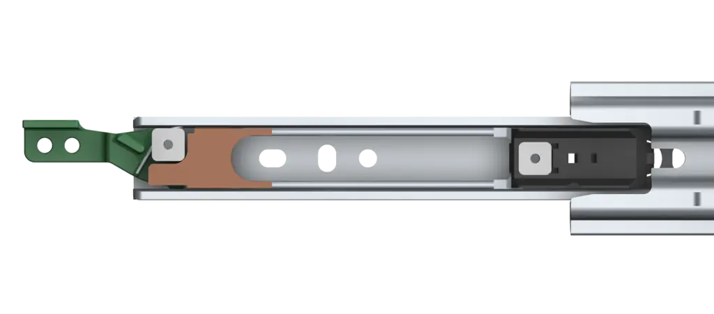 Vertical latch front release